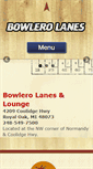 Mobile Screenshot of bowlerolanes16.com