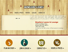 Tablet Screenshot of bowlerolanes16.com